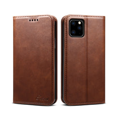 Suteni Calf Texture Horizontal Flip Leather Case with Holder & Card Slots & Wallet for iPhone, For iPhone 11 Pro, For iPhone 11, For iPhone 11 Pro Max