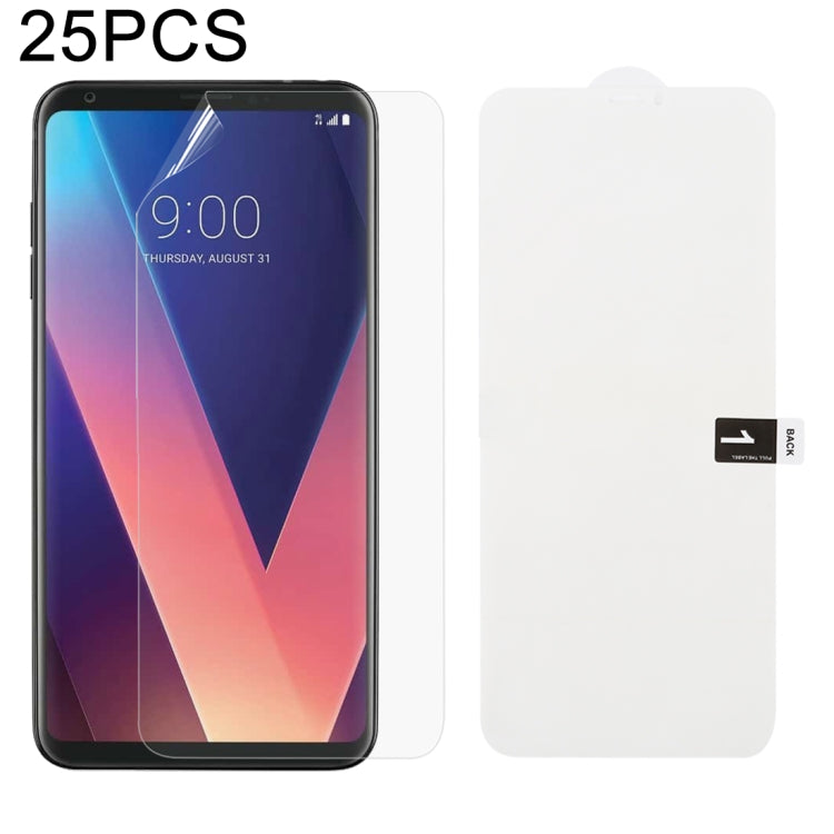 25 Stück weicher Hydrogelfilm, vollständiger Frontschutz mit Alkoholwatte + Rubbelkarte für iPhone 6/7/8 (25 Stück), iPhone 6 Plus (25 Stück), iPhone 7 Plus/8 Plus (25 Stück), iPhone X/XS (25 Stück), iPhone XR (25 Stück), iPhone XS Max