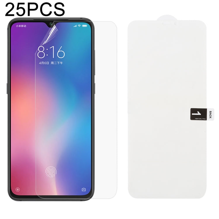 25 Stück weicher Hydrogelfilm, vollständiger Frontschutz mit Alkoholwatte + Rubbelkarte für iPhone 6/7/8 (25 Stück), iPhone 6 Plus (25 Stück), iPhone 7 Plus/8 Plus (25 Stück), iPhone X/XS (25 Stück), iPhone XR (25 Stück), iPhone XS Max