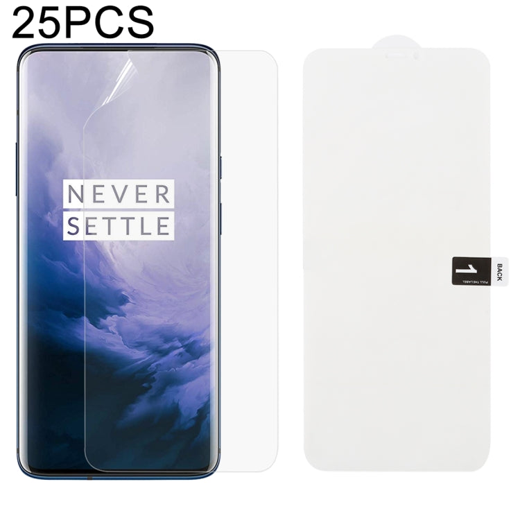 25 Stück weicher Hydrogelfilm, vollständiger Frontschutz mit Alkoholwatte + Rubbelkarte für iPhone 6/7/8 (25 Stück), iPhone 6 Plus (25 Stück), iPhone 7 Plus/8 Plus (25 Stück), iPhone X/XS (25 Stück), iPhone XR (25 Stück), iPhone XS Max