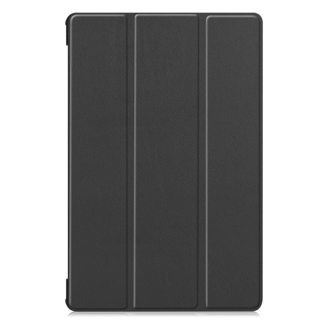 Custer Texture Horizontal Flip Leather Case with Three-folding Holder & Sleep / Wake-up Function, For Galaxy Tab S6