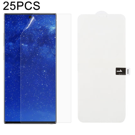 25 PCS Soft Hydrogel Film Full Cover Front Protector with Alcohol Cotton + Scratch Card for Galaxy, For Galaxy M30(25 PCS), For Galaxy Note 10 (25 PCS), For Galaxy Note 10+ (25 PCS), For Galaxy Note 8 (25 PCS), For Galaxy Note 9 (25 PCS)               ...