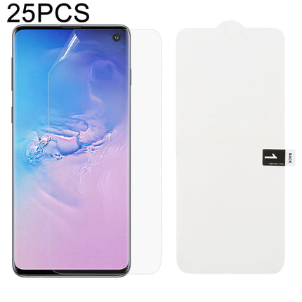 25 PCS Soft Hydrogel Film Full Cover Front Protector with Alcohol Cotton + Scratch Card for Galaxy, For Galaxy M30(25 PCS), For Galaxy Note 10 (25 PCS), For Galaxy Note 10+ (25 PCS), For Galaxy Note 8 (25 PCS), For Galaxy Note 9 (25 PCS)               ...