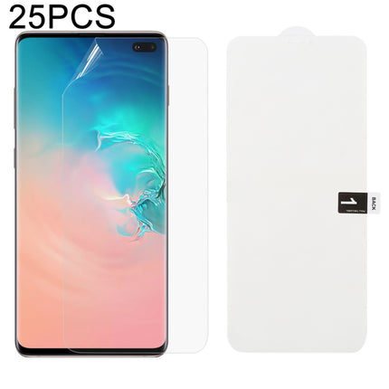 25 PCS Soft Hydrogel Film Full Cover Front Protector with Alcohol Cotton + Scratch Card for Galaxy, For Galaxy M30(25 PCS), For Galaxy Note 10 (25 PCS), For Galaxy Note 10+ (25 PCS), For Galaxy Note 8 (25 PCS), For Galaxy Note 9 (25 PCS)               ...