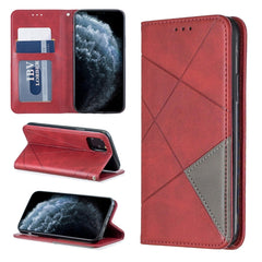 Rhombus Texture Horizontal Flip Magnetic Leather Case with Holder & Card Slots & Wallet, For iPhone 11 Pro, For iPhone 11 Pro Max, For iPhone 11, For iPhone XS / X