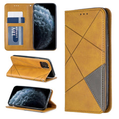 Rhombus Texture Horizontal Flip Magnetic Leather Case with Holder & Card Slots & Wallet, For iPhone 11 Pro, For iPhone 11 Pro Max, For iPhone 11, For iPhone XS / X
