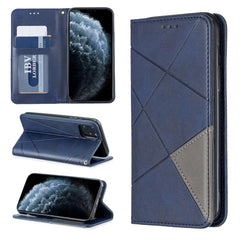Rhombus Texture Horizontal Flip Magnetic Leather Case with Holder & Card Slots & Wallet, For iPhone 11 Pro, For iPhone 11 Pro Max, For iPhone 11, For iPhone XS / X
