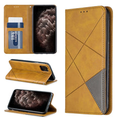 Rhombus Texture Horizontal Flip Magnetic Leather Case with Holder & Card Slots & Wallet, For iPhone 11 Pro, For iPhone 11 Pro Max, For iPhone 11, For iPhone XS / X