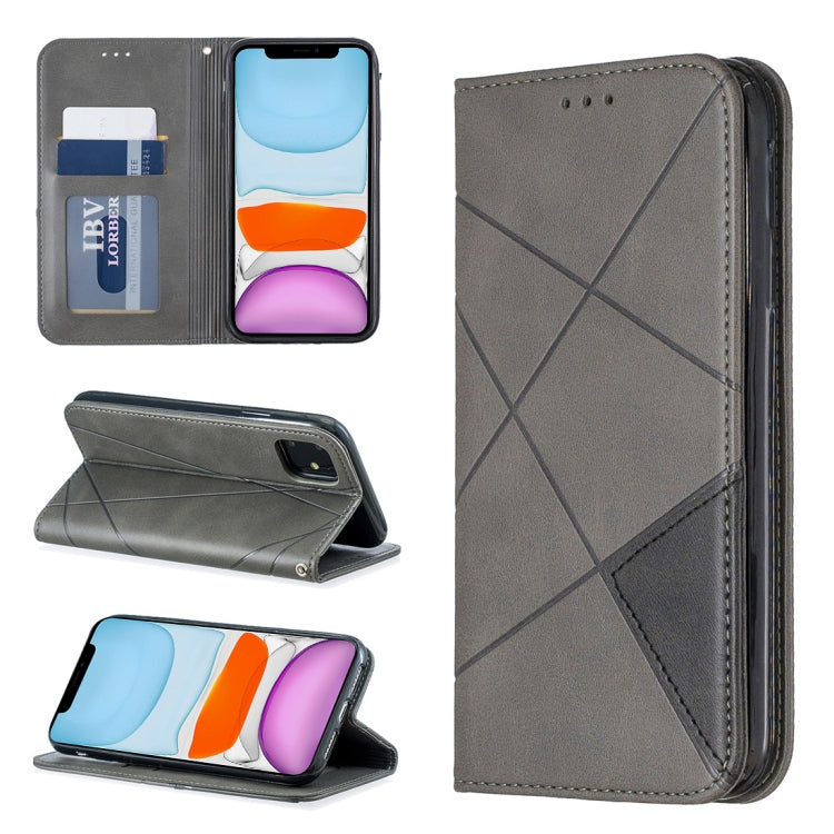 Rhombus Texture Horizontal Flip Magnetic Leather Case with Holder & Card Slots & Wallet, For iPhone 11 Pro, For iPhone 11 Pro Max, For iPhone 11, For iPhone XS / X