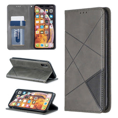 Rhombus Texture Horizontal Flip Magnetic Leather Case with Holder & Card Slots & Wallet, For iPhone 11 Pro, For iPhone 11 Pro Max, For iPhone 11, For iPhone XS / X, For iPhone XS Max