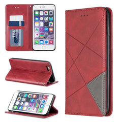 Rhombus Texture Horizontal Flip Magnetic Leather Case with Holder & Card Slots & Wallet, For iPhone XR, For iPhone 8 Plus & 7 Plus, For iPhone SE 2020 & 8 & 7, For iPhone 6 Plus & 6s Plus, For iPhone 6 & 6s