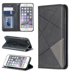 Rhombus Texture Horizontal Flip Magnetic Leather Case with Holder & Card Slots & Wallet, For iPhone XR, For iPhone 8 Plus & 7 Plus, For iPhone SE 2020 & 8 & 7, For iPhone 6 Plus & 6s Plus, For iPhone 6 & 6s