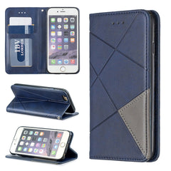 Rhombus Texture Horizontal Flip Magnetic Leather Case with Holder & Card Slots & Wallet, For iPhone XR, For iPhone 8 Plus & 7 Plus, For iPhone SE 2020 & 8 & 7, For iPhone 6 Plus & 6s Plus, For iPhone 6 & 6s