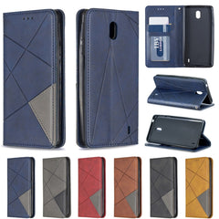 Rhombus Texture Horizontal Flip Magnetic Leather Case with Holder & Card Slots & Wallet, For Nokia 1 Plus, For Nokia 4.2, For Nokia 3.2, For Nokia 2.2