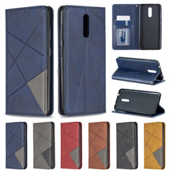 Rhombus Texture Horizontal Flip Magnetic Leather Case with Holder & Card Slots & Wallet, For Nokia 3.2, For Nokia 2.2