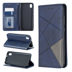 Rhombus Texture Horizontal Flip Magnetic Leather Case with Holder & Card Slots & Wallet, For Xiaomi Redmi 7A, For Xiaomi Redmi 7, For Xiaomi Redmi Note 7