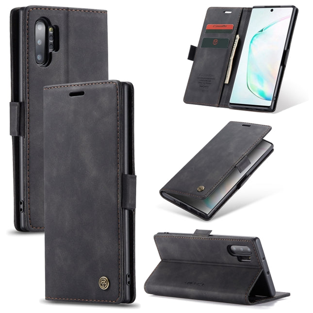 CaseMe-013 Multifunctional Horizontal Flip Leather Case with Card Slot & Holder & Wallet for Galaxy Note 10+, For Galaxy Note 10+