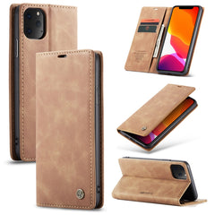 CaseMe-013 Multifunctional Horizontal Flip Leather Case with Card Slot & Holder & Wallet for iPhone, For iPhone 11 Pro, For iPhone 11, For iPhone 11 Pro Max