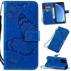 Pressed Printing Butterfly Pattern Horizontal Flip PU Leather Case with Holder & Card Slots & Wallet & Lanyard, For iPhone 11 Pro, For iPhone 11, For iPhone 11 Pro Max, For OPPO A1K / C2