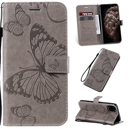Pressed Printing Butterfly Pattern Horizontal Flip PU Leather Case with Holder & Card Slots & Wallet & Lanyard, For iPhone 11 Pro, For iPhone 11, For iPhone 11 Pro Max