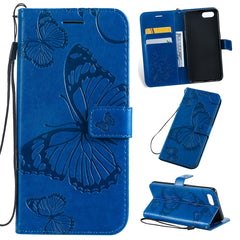 Pressed Printing Butterfly Pattern Horizontal Flip PU Leather Case with Holder & Card Slots & Wallet & Lanyard, For iPhone 11 Pro, For iPhone 11, For iPhone 11 Pro Max, For OPPO A1K / C2