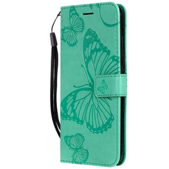 Pressed Printing Butterfly Pattern Horizontal Flip PU Leather Case with Holder & Card Slots & Wallet & Lanyard, For Vivo Y93 / Y91 / Y95, For Huawei P20 Lite 2019 / Nova 5i, For Huawei P Smart Z / Y9 Prime 2019, For Galaxy A80