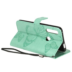 Pressed Printing Butterfly Pattern Horizontal Flip PU Leather Case with Holder & Card Slots & Wallet & Lanyard, For Huawei P Smart Z / Y9 Prime 2019, For Galaxy A80, For Galaxy Note 10+ / 10 Pro