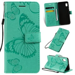 Pressed Printing Butterfly Pattern Horizontal Flip PU Leather Case with Holder & Card Slots & Wallet & Lanyard, For Vivo Y93 / Y91 / Y95, For Huawei P20 Lite 2019 / Nova 5i, For Huawei P Smart Z / Y9 Prime 2019, For Galaxy A80