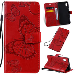 Pressed Printing Butterfly Pattern Horizontal Flip PU Leather Case with Holder & Card Slots & Wallet & Lanyard, For Vivo Y93 / Y91 / Y95, For Huawei P20 Lite 2019 / Nova 5i, For Huawei P Smart Z / Y9 Prime 2019, For Galaxy A80