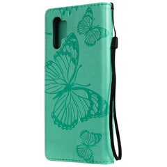 Estuche de cuero PU con tapa horizontal con estampado de mariposas, ranuras para tarjetas, billetera y cordón, para Galaxy Note 10+/10 Pro, para Galaxy Note 10, para Xiaomi Mi 9T y Mi 9T Pro y Redmi K20 y K20 Pro, para Galaxy A10e