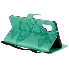 Estuche de cuero PU con tapa horizontal con estampado de mariposas, ranuras para tarjetas, billetera y cordón, para Galaxy Note 10+/10 Pro, para Galaxy Note 10, para Xiaomi Mi 9T y Mi 9T Pro y Redmi K20 y K20 Pro, para Galaxy A10e