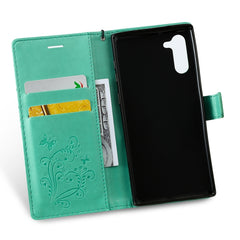 Pressed Printing Butterfly Pattern Horizontal Flip PU Leather Case with Holder & Card Slots & Wallet & Lanyard, For Galaxy Note 10, For Xiaomi Mi 9T & Mi 9T Pro & Redmi K20 & K20 Pro, For Galaxy A10e