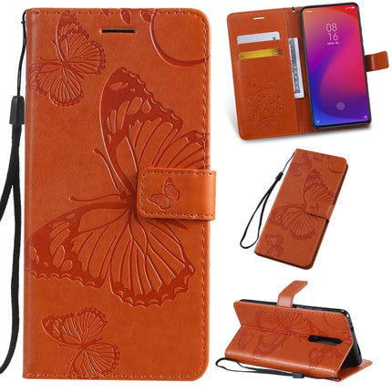 Pressed Printing Butterfly Pattern Horizontal Flip PU Leather Case with Holder & Card Slots & Wallet & Lanyard, For Galaxy Note 10, For Xiaomi Mi 9T & Mi 9T Pro & Redmi K20 & K20 Pro, For Galaxy A10e