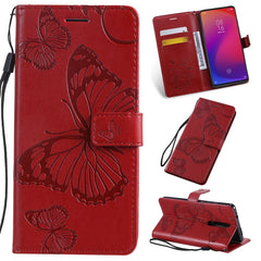 Estuche de cuero PU con tapa horizontal con estampado de mariposas, ranuras para tarjetas, billetera y cordón, para Galaxy Note 10+/10 Pro, para Galaxy Note 10, para Xiaomi Mi 9T y Mi 9T Pro y Redmi K20 y K20 Pro, para Galaxy A10e