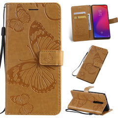 Estuche de cuero PU con tapa horizontal con estampado de mariposas, ranuras para tarjetas, billetera y cordón, para Galaxy Note 10+/10 Pro, para Galaxy Note 10, para Xiaomi Mi 9T y Mi 9T Pro y Redmi K20 y K20 Pro, para Galaxy A10e