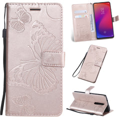 Estuche de cuero PU con tapa horizontal con estampado de mariposas, ranuras para tarjetas, billetera y cordón, para Galaxy Note 10+/10 Pro, para Galaxy Note 10, para Xiaomi Mi 9T y Mi 9T Pro y Redmi K20 y K20 Pro, para Galaxy A10e