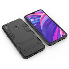 Stoßfestes PC + TPU-Gehäuse mit Halterung für OPPO Realme 3, Huawei Nova 5i Pro, iPhone 11 Pro, iPhone 11