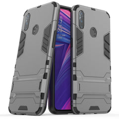 Stoßfestes PC + TPU-Gehäuse mit Halterung für OPPO Realme 3, Huawei Nova 5i Pro, iPhone 11 Pro, iPhone 11