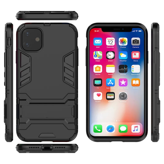 Shockproof PC + TPU Case with Holder for, For iPhone 11, For iPhone 11 Pro Max
