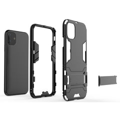 Shockproof PC + TPU Case with Holder for, For iPhone 11, For iPhone 11 Pro Max