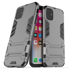 Shockproof PC + TPU Case with Holder for, For iPhone 11, For iPhone 11 Pro Max