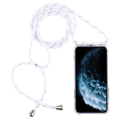 Four-Corner Anti-Fall Trasparent TPU Mobile Phone Case With Lanyard for iPhone, For iPhone 11 Pro, For iPhone 11