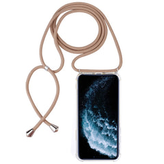 Four-Corner Anti-Fall Trasparent TPU Mobile Phone Case With Lanyard for iPhone, For iPhone 11 Pro, For iPhone 11