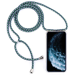 Transparente TPU-Handyhülle mit vier Ecken und Schutz gegen Fallen mit Trageband für iPhone, iPhone 11 Pro, iPhone 11