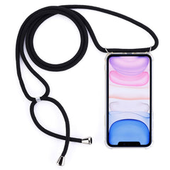 Four-Corner Anti-Fall Trasparent TPU Mobile Phone Case With Lanyard for iPhone, For iPhone 11 Pro, For iPhone 11