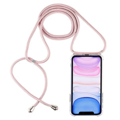 Four-Corner Anti-Fall Trasparent TPU Mobile Phone Case With Lanyard for iPhone, For iPhone 11 Pro, For iPhone 11