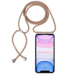 Four-Corner Anti-Fall Trasparent TPU Mobile Phone Case With Lanyard for iPhone, For iPhone 11 Pro, For iPhone 11