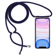 Four-Corner Anti-Fall Trasparent TPU Mobile Phone Case With Lanyard for iPhone, For iPhone 11 Pro, For iPhone 11