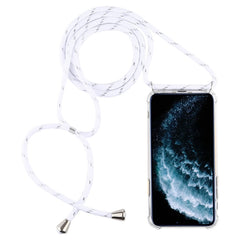 Four-Corner Anti-Fall Trasparent TPU Mobile Phone Case With Lanyard for iPhone, For iPhone 11 Pro Max