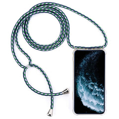 Four-Corner Anti-Fall Trasparent TPU Mobile Phone Case With Lanyard for iPhone, For iPhone 11 Pro Max